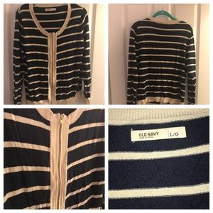 Old Navy Striped Cardigan